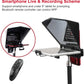 Desview / Bestview T2 8" Universal Teleprompter with Horizontal / Vertical Shooting, Bluetooth Remote Control and Mobile App Support for Smartphone, Tablet, DSLR Camera Portable for Youtube Interview Studio