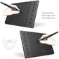 XP-Pen Star G640S Android Supported Drawing Tablet with 6 Expressive Shortcut Keys, 8192 Levels Pressure Sensitive P05 Passive Pen for OSU! and Digital Arts