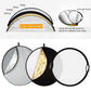 Pxel RF-11X11 5 in 1 43inch / 110cm Round Reflector with Grip Handle for Photography Photo Studio Lighting & Outdoor Lighting