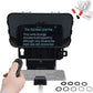 Desview / Bestview T3 11" Universal Teleprompter with Horizontal / Vertical Shooting, Bluetooth Remote Control and Mobile App Support for DSLR, Smartphone and Tablet