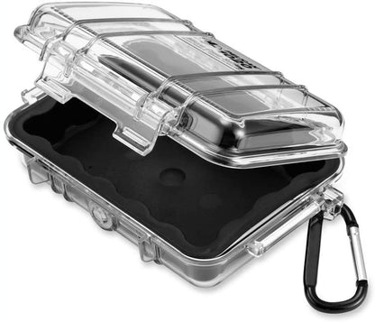 Pelican Micro Water-Resistant Crush and Dust Proof Case (Clear Black, Clear Blue, Clear Yellow, Clear Red) | 1020