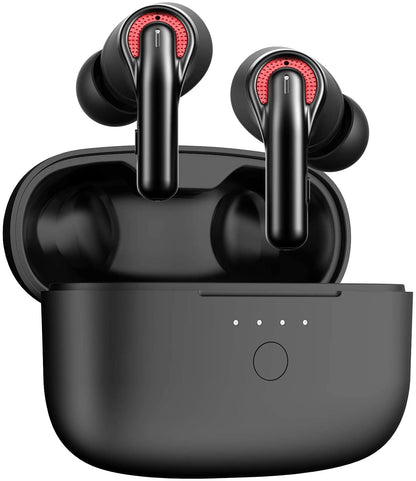 [CLEARANCE] Tribit FlyBuds C1 Bluetooth 5.2 True Wireless Earbuds with 50h Playtime and up to 90% Noise Cancellation feature with 4 built-in Mics