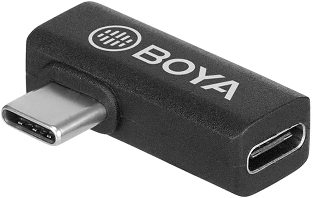 Boya BY-K5 USB Type-C (Female) to USB Type-C (Male) Right Angle Adapter