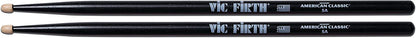 Vic Firth American Classic 5A Hickory Wood Drumsticks (Pair) Drum Sticks for Drums and Percussion (Multiple Styles Available)
