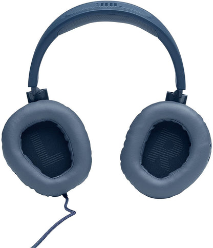 [CLEARANCE] JBL Quantum 100 Over-Ear Wired Gaming Headset with Detachable Microphone, Windows Sonic Spatial Sound Support, and Memory Foam Padded Earpads for PC, Mobile, and Consoles (Black)