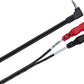 Hosa Technology CMR-206R Stereo Mini (3.5mm) Angled Male to 2 RCA Male Y-Cable - 6'