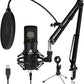 MAONO AU-A425 PLUS A425 PLUS Plug and Play USB Large Diaphragm Condenser Microphone Kit with Boom Arm Stand and Table Tripod for Video, Voice, Gaming, Podcasting and Recording