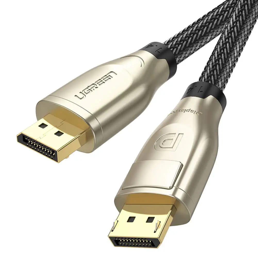 UGREEN 8K 60Hz UHD HDR DisplayPort DP 1.4 Cable 32.4Gbps Gold-Plated Nylon Braided Cord (1M, 2M, 3M) | 6084