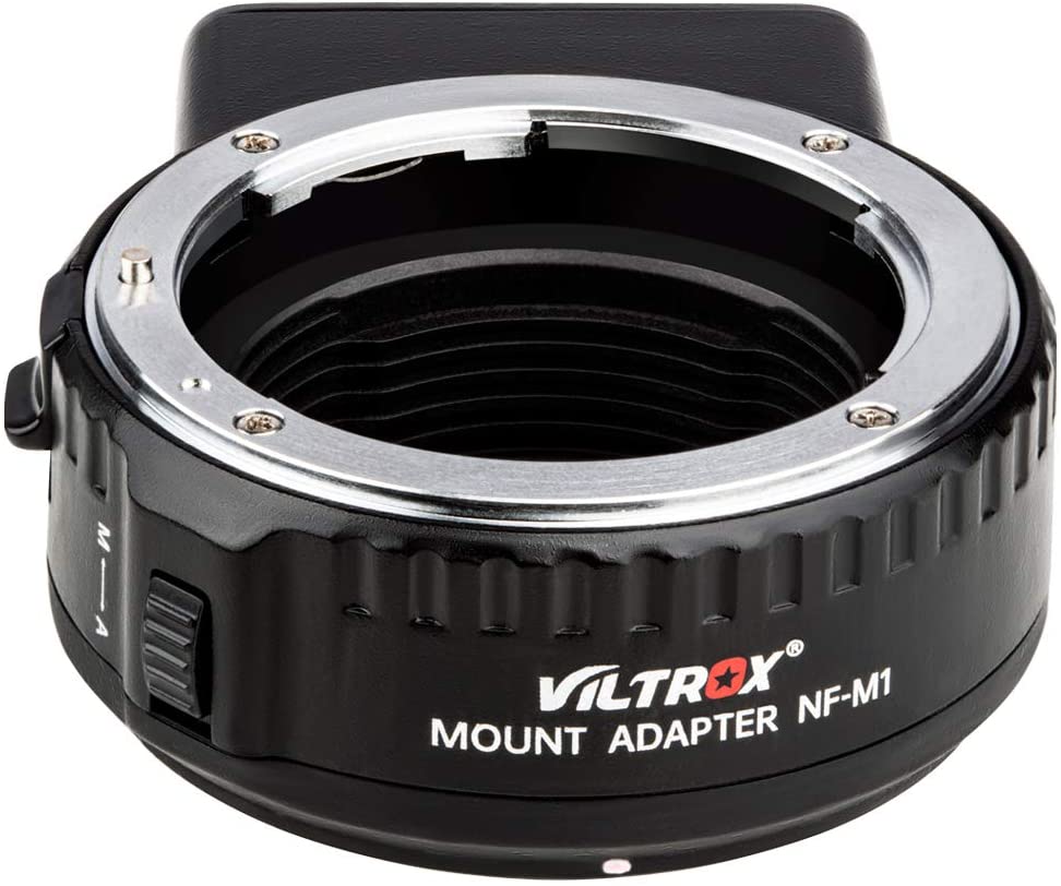 Viltrox NF-M1 Autofocus Lens Mount Adapter for Nikon F-Mount to MFT Micro Four Thirds Panasonic and Olympus DSLR Camera