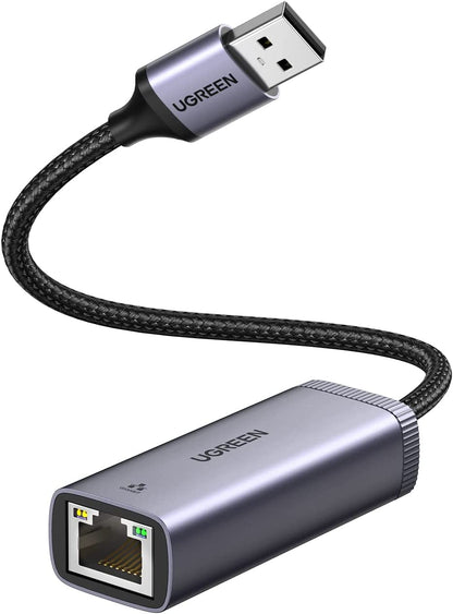 [CLEARANCE] UGREEN RJ45 Gigabit Ethernet to USB 3.0 1000Mbps High Speed LAN Adapter for PC Laptop Tablet Phone and Consoles | 50922