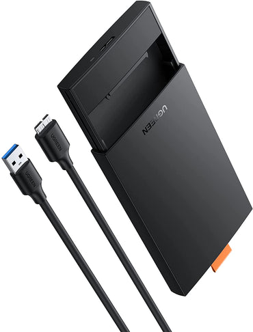 [CLEARANCE] UGREEN 2.5" SATA External Hard Drive Enclosure USB 3.0 with up to 6TB HDD Capacity for Windows 10/8/7/Vista, Linux, Mac OS 8.0 | 60353