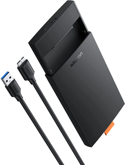 [CLEARANCE] UGREEN 2.5" SATA External Hard Drive Enclosure USB 3.0 with up to 6TB HDD Capacity for Windows 10/8/7/Vista, Linux, Mac OS 8.0 | 60353