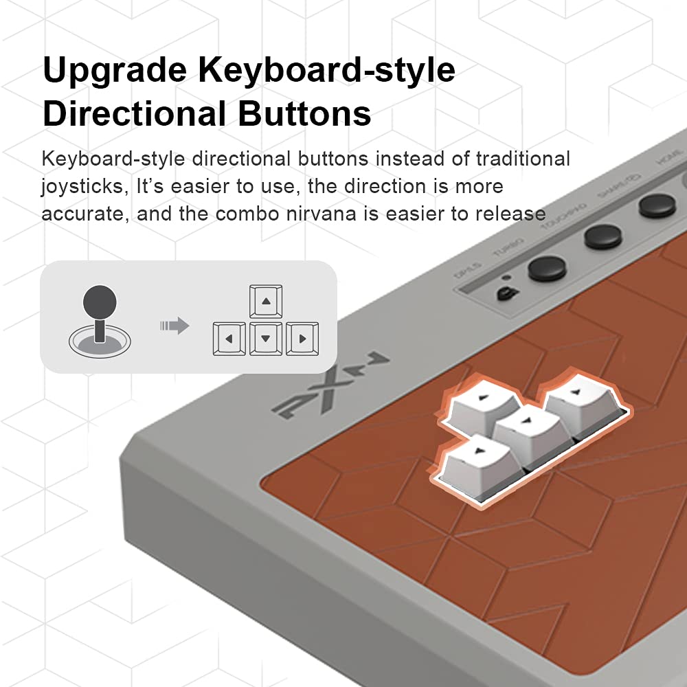 PXN X8 Arcade Fighting Box USB Keyboard Style for PC, Android PS3, PS4, XboxOne/Series