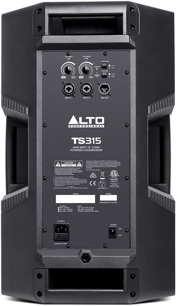 Alto Professional Truesonic TS315 15" 2-Way 2000W Powered Loudspeaker