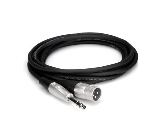 Hosa Technology HSX-010 Balanced 1/4 TRS Male to 3-Pin XLR Male Audio Cable (10')