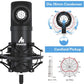 Maono Plug and Play Podcast USB Condenser Microphone Set for Livestreaming, Voice Over, Youtube, Gaming, ASMR | AU-A04 PLUS A04 PLUS