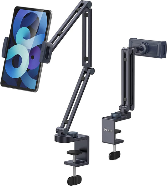 Vijim by Ulanzi LS31 Foldable Gooseneck Boom Arm Tablet Holder with 1/4-inch Ball Mount for Phones and Tablets | 3120