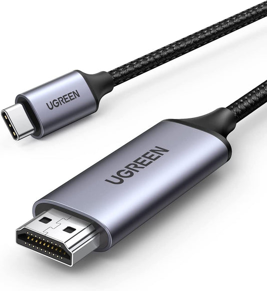 UGREEN USB Type-C 3.2 Gen1 to HDMI 2.0 4K 60Hz UHD Cable with Thunderbolt 3 Support for Phone Tablet Laptop and Monitors (1.5M) | 50570