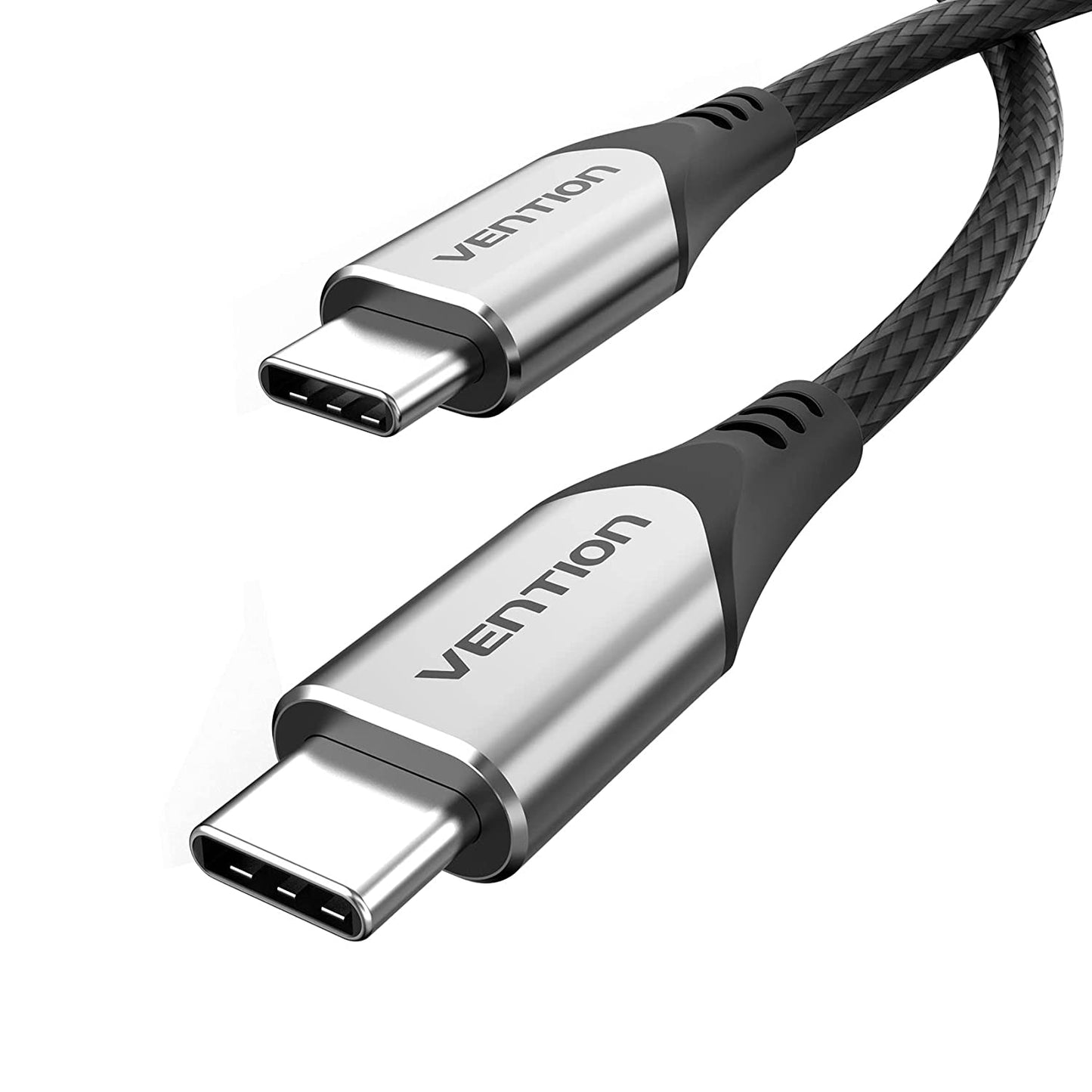 Vention USB Type-C 3.1 Male to Male 60W Fast Charging 5Gbps Data Cable Power Delivery for Mobile Phone, Console and Other USB-C Devices (1M) | TAAHF