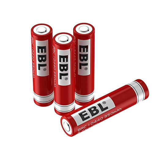 EBL 10440 Li-ion Battery 350 mAh, 3.7V 4pcs/set