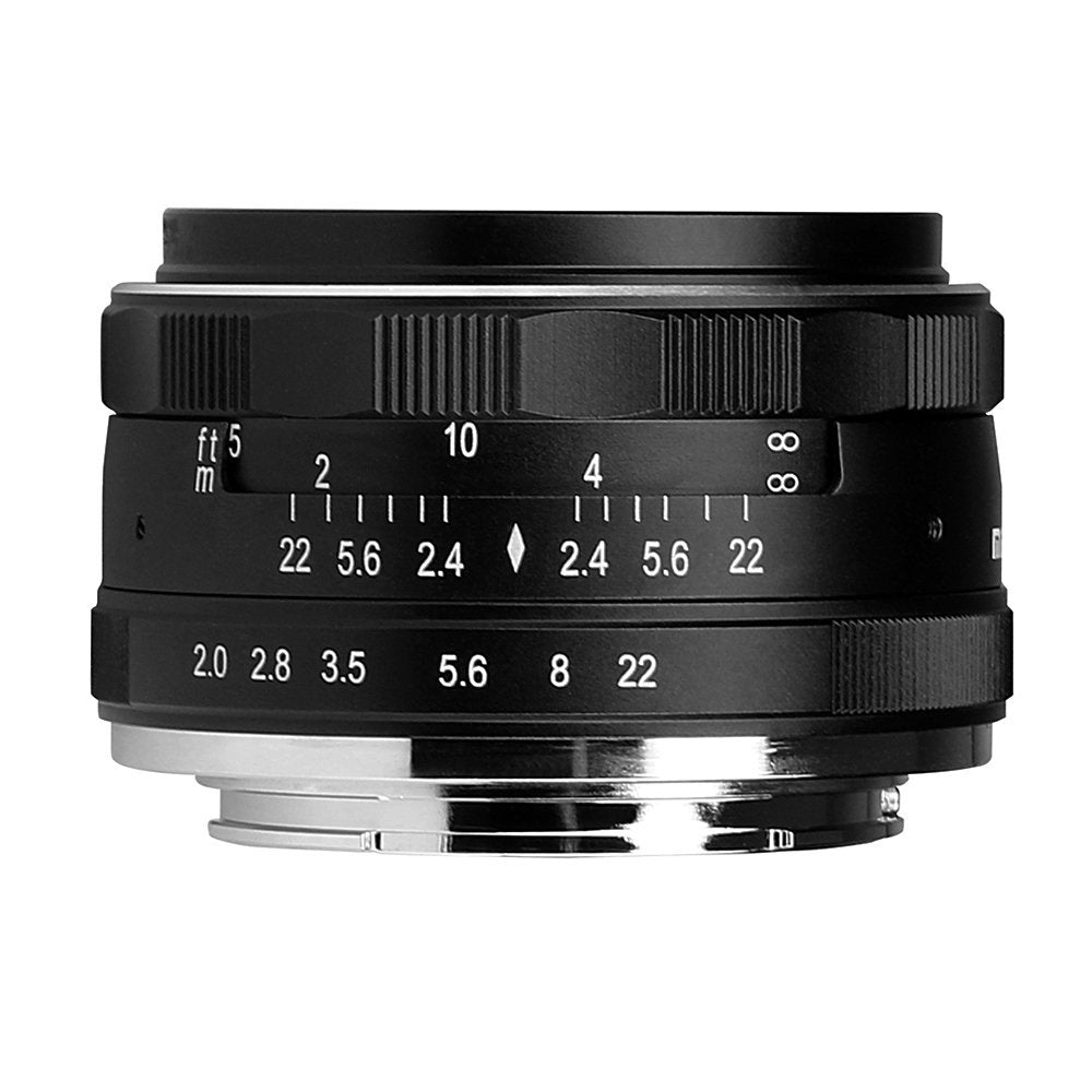 Meike MK-50mm 50mm f 2.0 Large Aperture Manual Focus Lens APS-C For 4/3 System Mirrorless Cameras Olympus/Panasonic/Lumix Mirrorless Camera