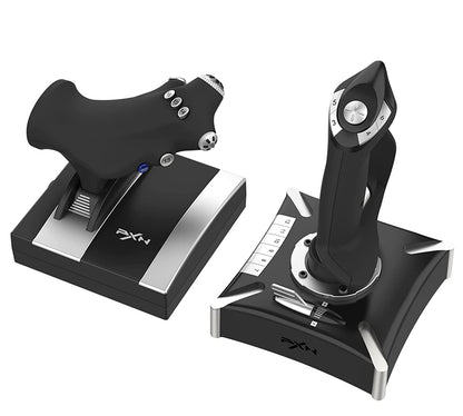 PXN 2119 Wired Game Joystick Computer Flight Game Controller Joystick Simulation Gaming Rocker for Computer PC