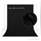 Pxel AA-ML3040B 300cm x 400cm Seamless Muslin Background Cloth Backdrop Black