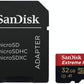 Sandisk Extreme Pro Micro SD Card 32GB UHS-I SDHC Class 10, 100mb/s and 667x Read and Write Speed, A1 with Adapter | Model - SDSQXCG-032G-GN6MA