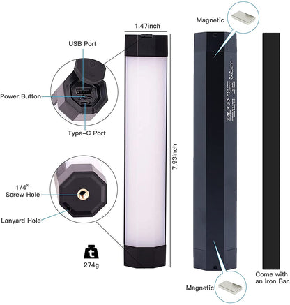 [CLEARANCE] Luxceo P200 Full Color RGB Video Light with Color Temperature Control using App Control