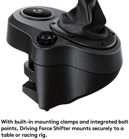Logitech 6 Speed with Push Down Reverse Driving force Shifter for G29, G923 and G920 Racing Wheels