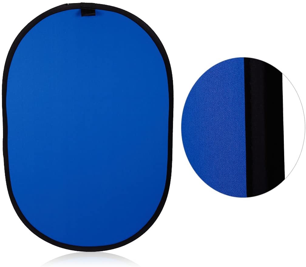 PXEL LSF-MS1520G 150x200cm Collapsible Chromakey 2-in-1 Double Sided Blue and Green Backdrop with 200cm Stand Support