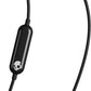 Skullcandy Set In-Ear Sport Earbuds with IPX4 Water Resistant Rating, FitFin and Built-In Microphone (BLACK) | Model S2MEY-670