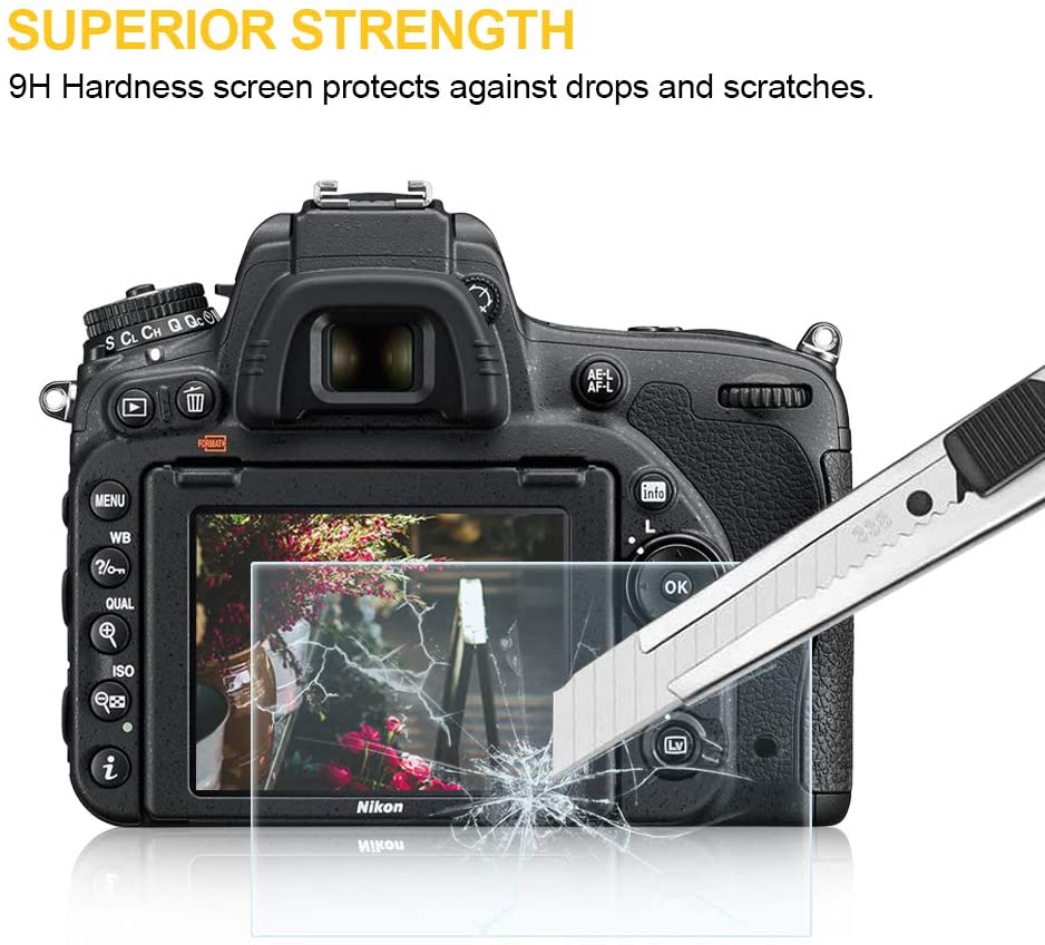 Zomei Anti Scratch Glass Pro Screen Protector Suitable for Nikon D750