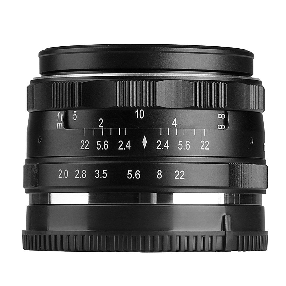 Meike MK-50mm 50mm f 2.0 Large Aperture Manual Focus Lens APS-C For 4/3 System Mirrorless Cameras Olympus/Panasonic/Lumix Mirrorless Camera