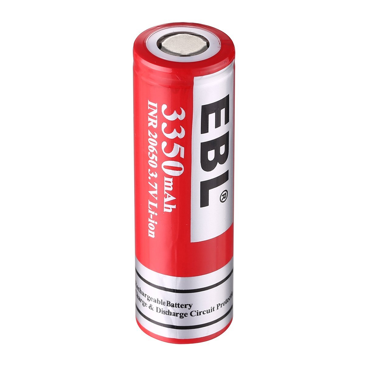 EBL 20650 3.7V Lithium Battery 3350mAh Rechargeable Battery, 2 pieces/set