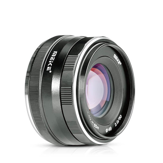Meike MK-50mm 50mm f 2.0 Large Aperture Manual Focus Lens APS-C For 4/3 System Mirrorless Cameras Olympus/Panasonic/Lumix Mirrorless Camera