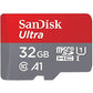 SanDisk Ultra 32GB SDHC UHS-I Micro SD Card with 120mb/s Read Speed A1 | Model - SDSQUA4-032G-GN6MN