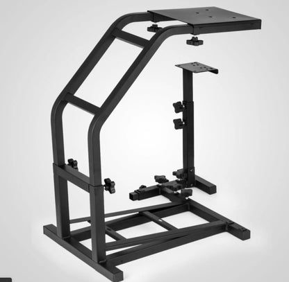 ArgoX Racing Game Stand with Adjustable Bracket (Wheel & Pedals NOT Included) for Logitech G27 G29 G25 Gaming Steering Holder Car Simulator
