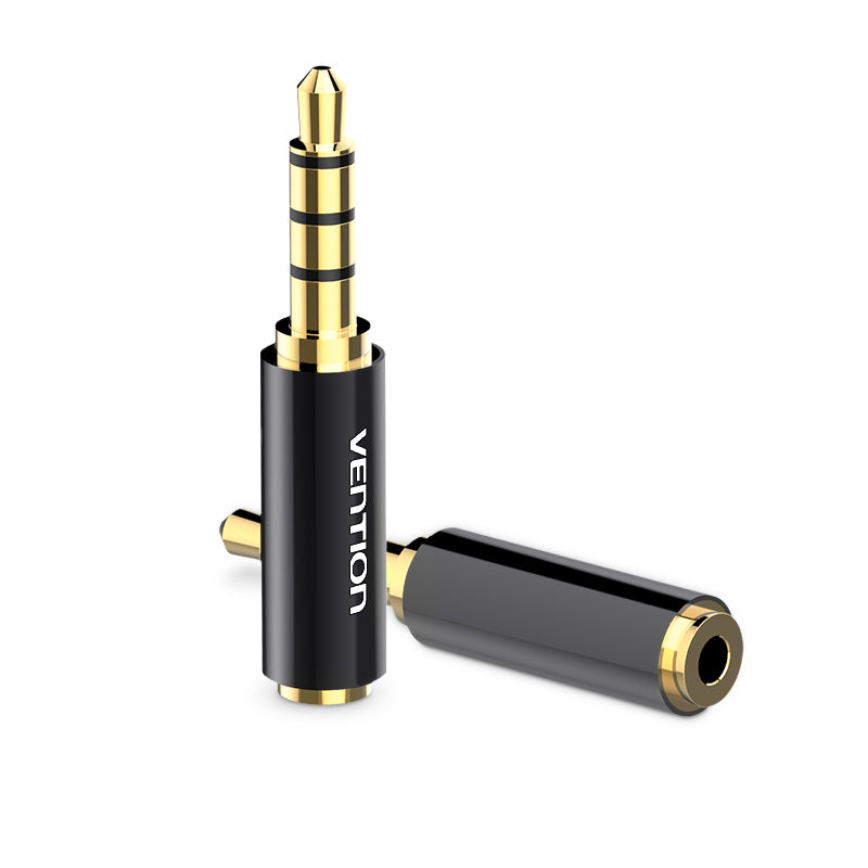 Vention AUX 3.5mm Male to 2.5mm Female Gold Plated (BFBB0) Audio Adapter for Mobile Phones, Amplifiers, Sound Box, Tablets