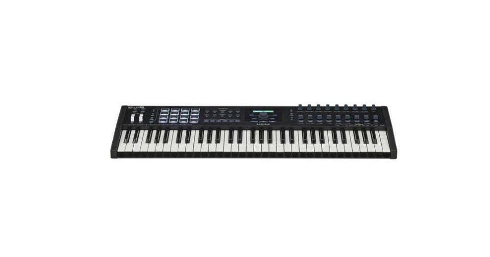 Arturia Keylab 61 MKII 61-Key MIDI Keyboard Controller with Multi Presets and Customizable Controls for Musicians, Music Producers and DJs (Black)