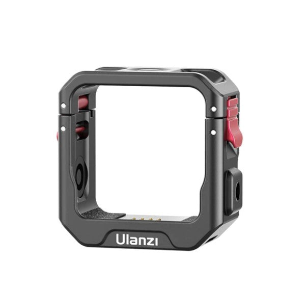 Vijim by Ulanzi 2872 Aluminum Alloy C-Action2 Magnetic Frame Cage with Built-In Magnet and Metal Frame Heat Dissipation Fit for DJI Action 2 Camera