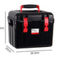 Eirmai R50 Moisture-Proof Dry Box 9-Liters with Dehumidifier Hyrgrometer Sponge Pad ( Fits 1 DSLR and 2 Lenses) Black