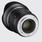 Samyang Manual Focus 20mm T1.9 Cine Lens for Sony E Cameras with Multi Layer Coating Design SYDS20M-NEX