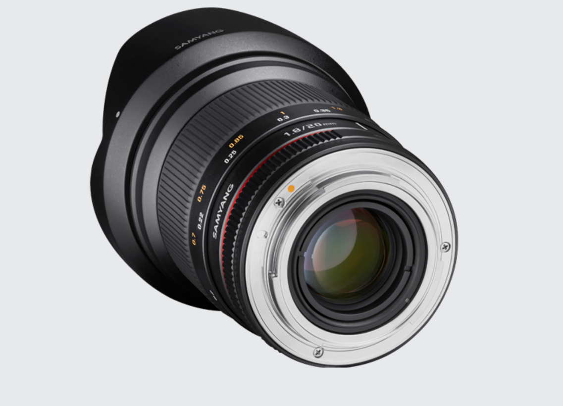 Samyang 20mm f/1.8 ED AS UMC Lens for Panasonic and Olympus Micro Four Thirds Mirrorless Cameras SY20M-MFT