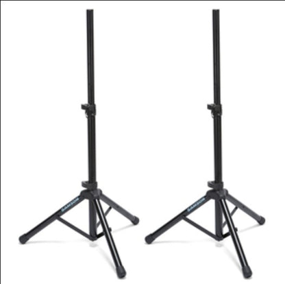 Samson SP50P Heavy Duty Speaker Stand Set (Pair) with Adjustable Height up to 5' Feet Telescoping with Locking Latch for Indoor and Outdoor Events and Concerts