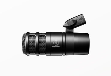 Audio Technica AT2040 Hypercardioid Dynamic Podcast Microphone 80-16000 Hz XLRM-type for Recording Podcasts, Voice-Overs & Broadcasts