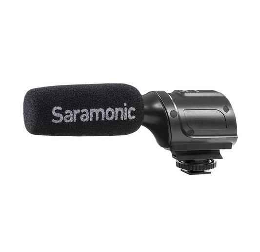 Saramonic SR-PMIC1 Super-Cardioid Unidirectional Condenser Microphone Perfect use for DSLR Cameras and Camcorders