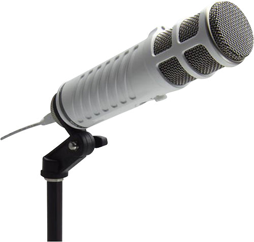 Rode Podcaster Broadcaster Quality Dynamic Cardioid USB Microphone with Internal Pop Shield for Audio and Speech Recording and Broadcasting (White)