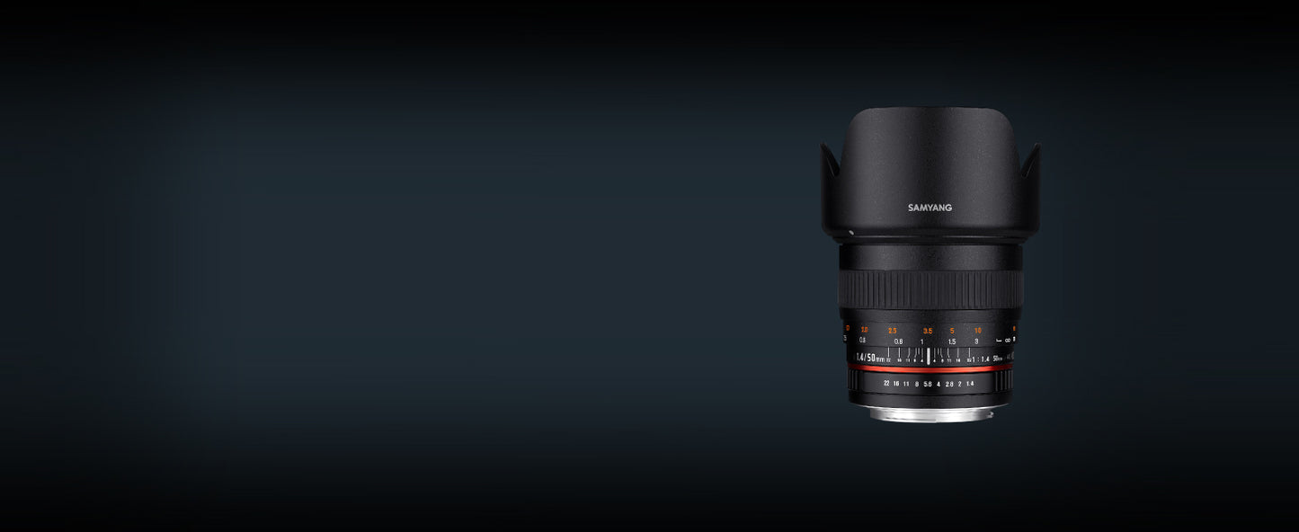 Samyang 50mm Camera Lens with up to f/22 Maximum Aperture AS UMC Lens for Nikon F