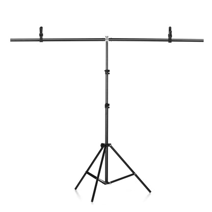 Pxel LS-BD20X15T 3 Section 6.5 x 5Feet Portable T-Shaped Backdrop Stand